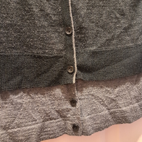 Mercer&Madison two tone grey cardigan - size small - Picture 2 of 3